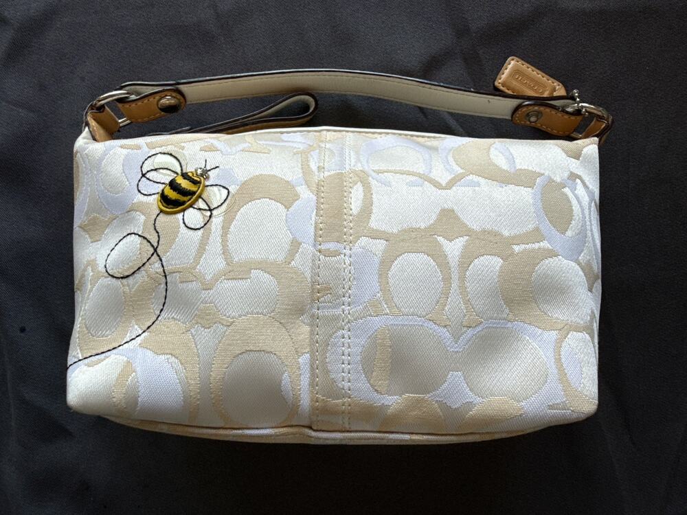 Coach Vintage Bumble Bee Demi Pouch Optic C Bag 7440